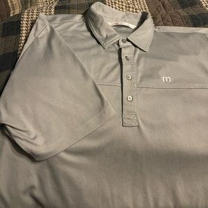 Travis Mathew Luxury Polo Golf Shirt Men’s size Large Gray